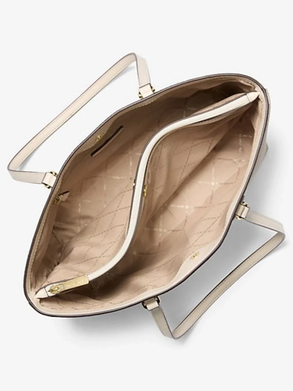 Michael Kors Sheila Large Mettalic Tote And Wallet Set